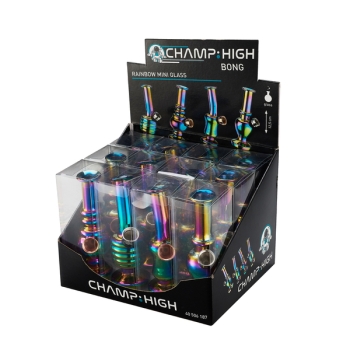 Glas-Bong Mini "Rainbow" 13cm